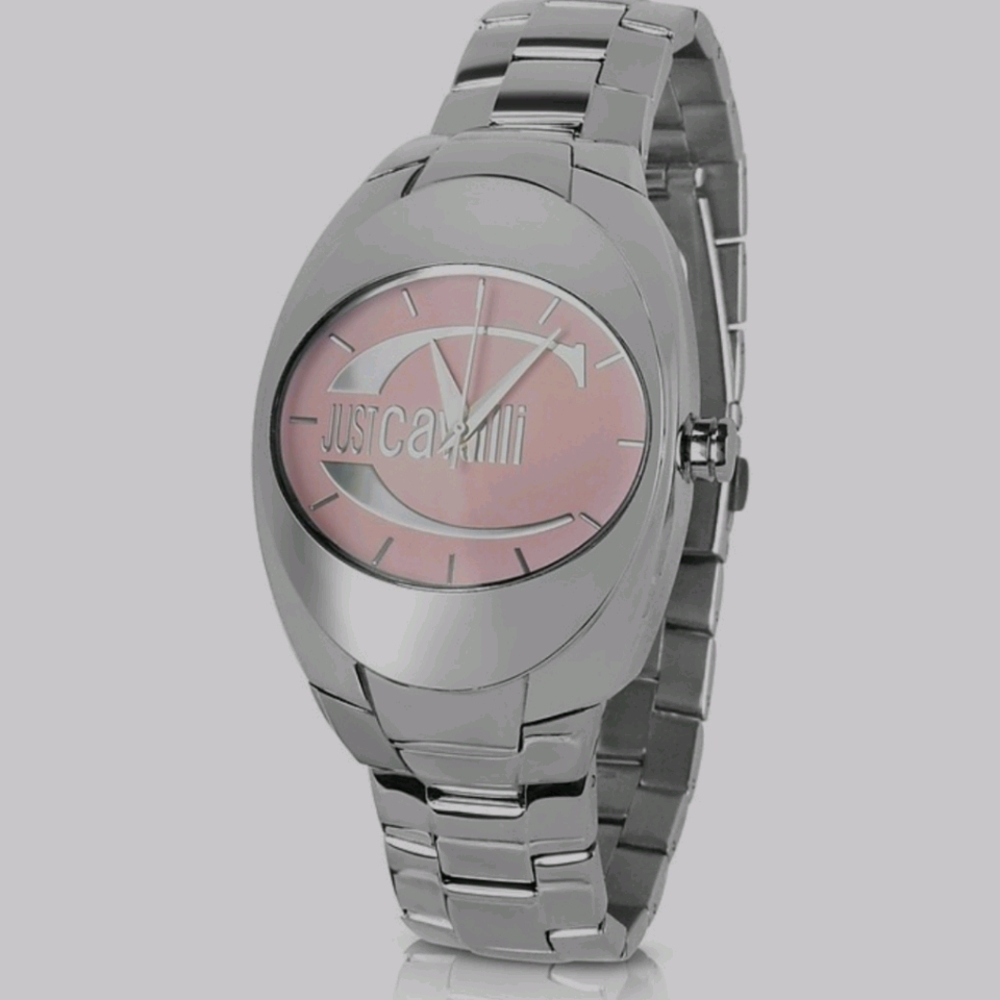 Just Cavalli Pink SS Watch